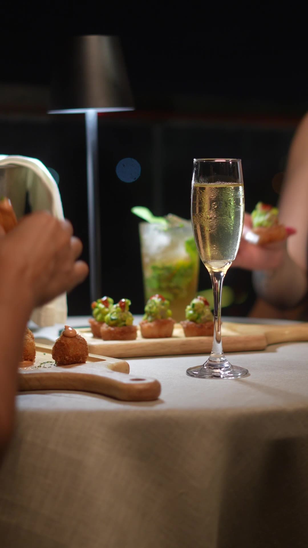Un dîner sur la terrasse